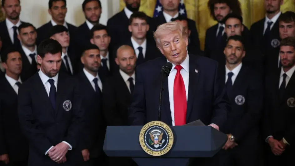 Белый дом показал реакцию Месси на встречу с Трампом