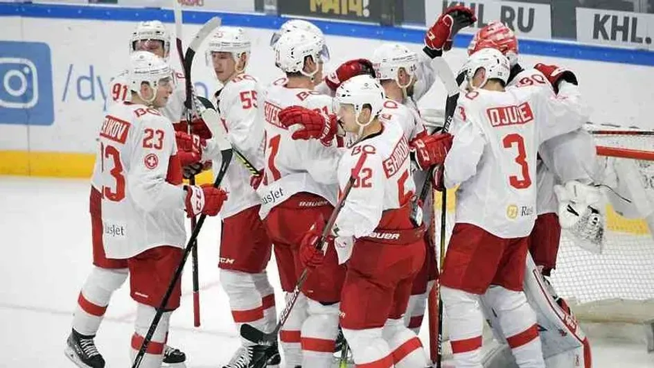 «Спартак» обыграл «Динамо» в регулярном чемпионате КХЛ