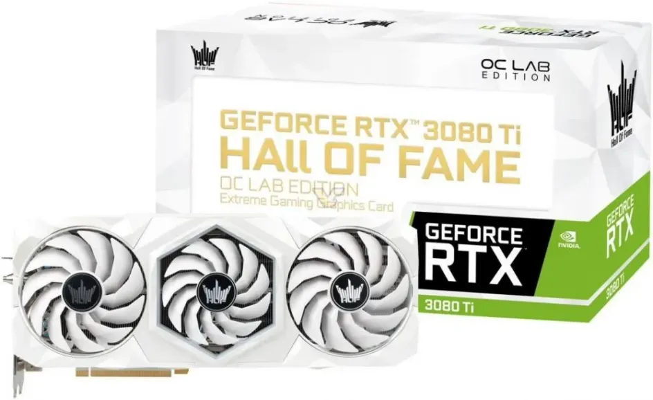 Компания Galax выпустит новую видеокарту GeForce RTX 3080 Ti Hall of Fame OC Lab Edition