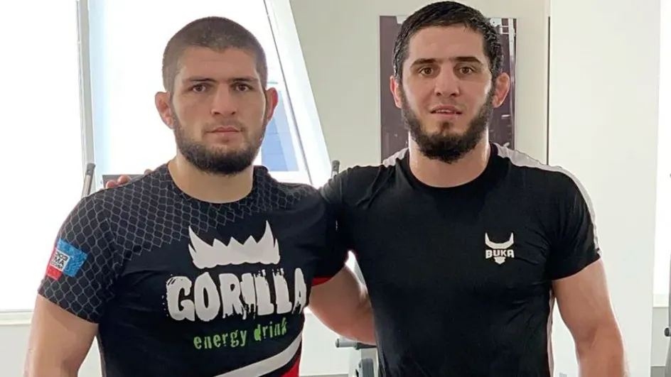 Хабиб отреагировал на попадание Махачева в топ-5 рейтинга UFC